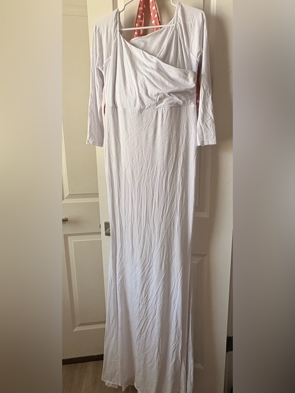 Maternity floor length gown